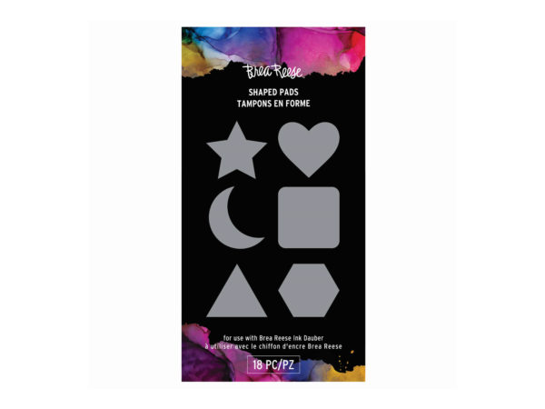 Picture of Kole Imports CH917-72 Brea Rose Assorted Shaped Pads - 18 Piece - Pack of 72