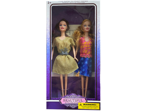Picture of Kole Imports GE587-2 Fashion Beauty Doll Set - Pack of 2 - 2 per Pack