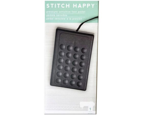 Picture of Kole Imports GR425-12 We-R Stitch Happy Pressure Sensitive Sewing Foot Pedal - Pack of 12
