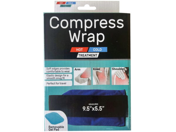 Picture of Kole Imports GE707-6 Hot & Cold Gel Compress Wrap - Pack of 6