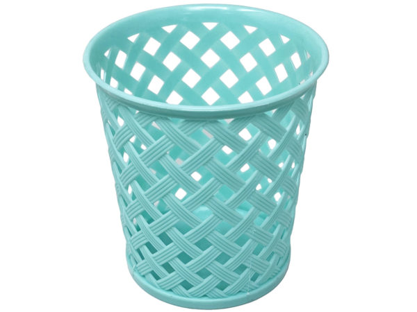 Picture of Kole Imports HX532-24 Weave Waste Basket, Small - Pack of 24