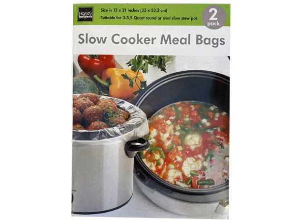 Picture of Kole Imports GE767-36 Slow Cooker Meal Bags, 2 Per Pack - Case of 36