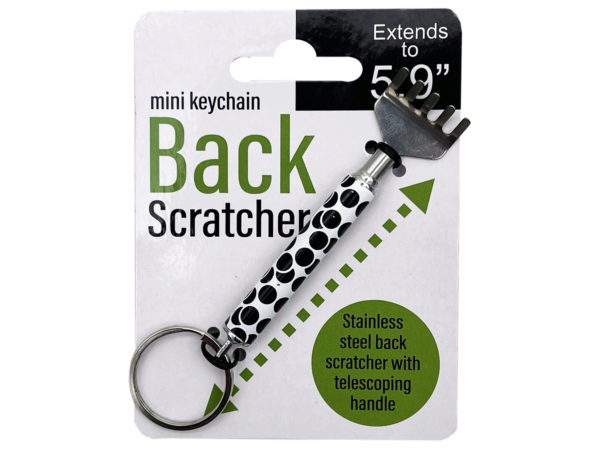 Picture of Kole Imports GE771-24 Mini Keyring Extendable Back Scratcher - Pack of 24