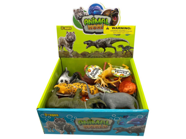 Picture of Kole Imports GH907-10 Countertop Display Assorted Wild Animal Figurine - Pack of 10