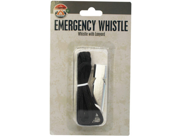 Picture of Kole Imports GE894-16 Emergency Whistle with Keychain - Pack of 16