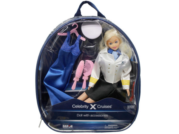 Picture of Kole Imports AB413-16 Celebrity Cruises Doll Toy with Accessories - Pack of 16