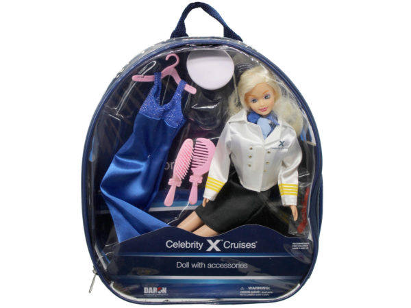 Picture of Kole Imports AB413-12 Celebrity Cruises Doll Toy with Accessories - Pack of 12