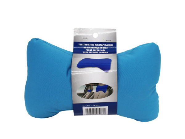 Picture of Kole Imports AC636-18 Neck Support Travel Pillow, Blue - Pack of 18