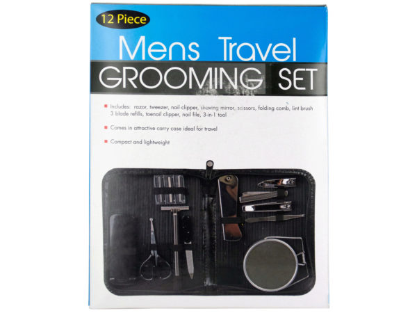 Picture of Kole Imports OS340-36 Mens Travel Grooming Set - Pack of 36