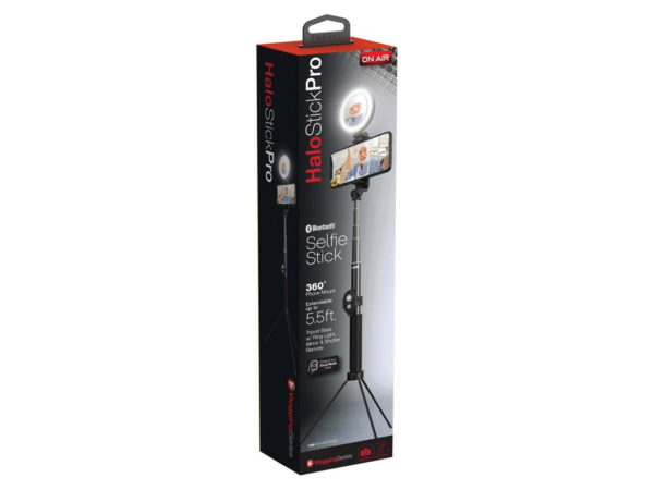Picture of Kole Imports HD169-8 5 in. Tzumi on Air Halo Stick Pro Ring Light with Extendable 5.5 ft. Tripod&#44; Pack of 8