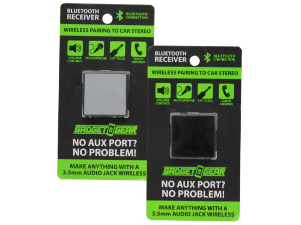 Picture of Kole Imports AD237-24 Gadget Gear Bluetooth Receiver Audio Jack Bluetooth Converter&#44; Pack of 24