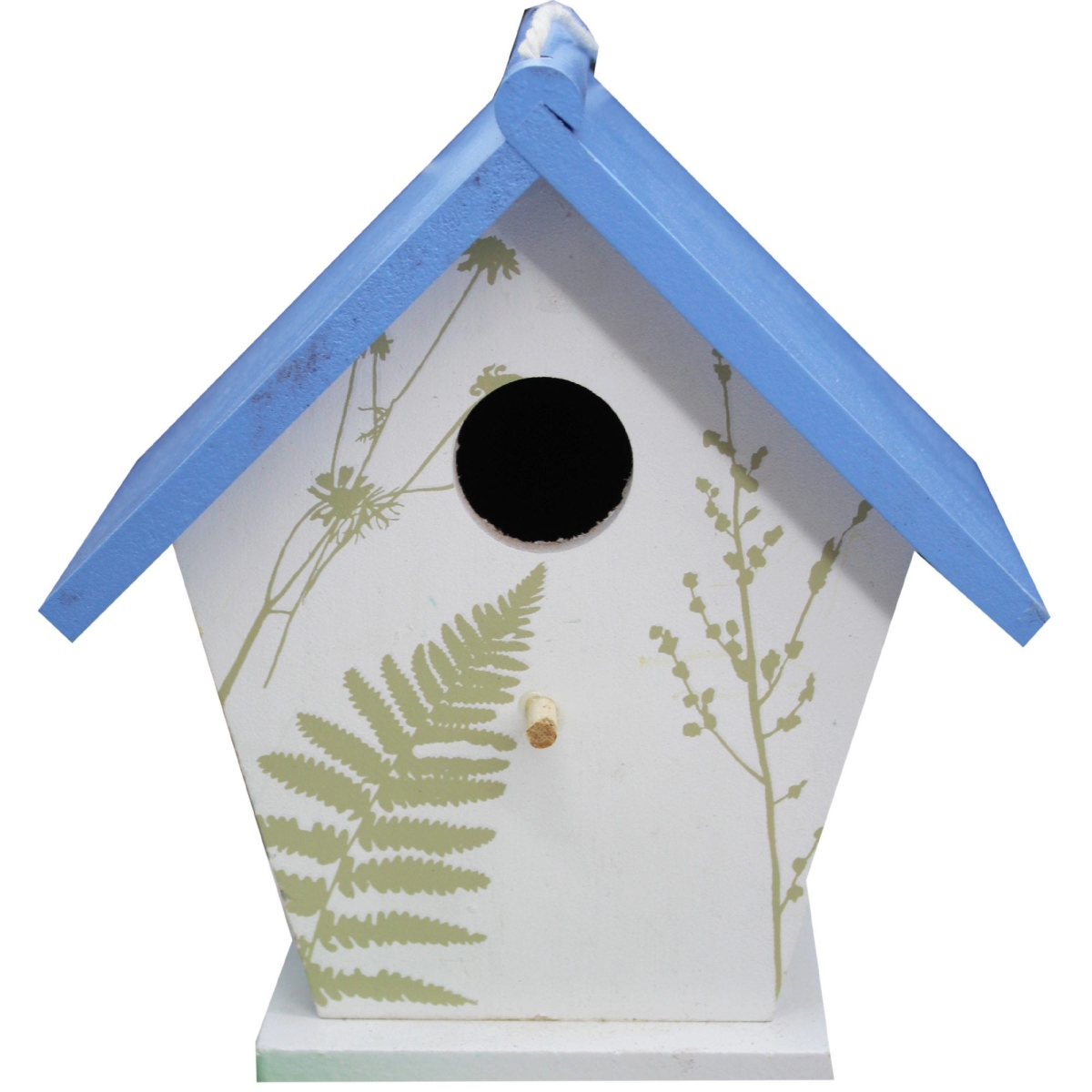 Picture of Kole Imports GA088 Painted Bird House with Perch & Hanging Cord - Pack of 6