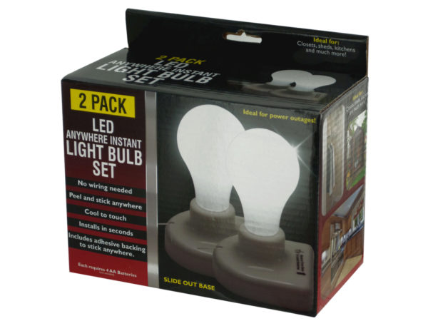 Picture of Kole Imports OL966-8 LED Anywhere Instant Light Bulb Set, 8 Piece -Pack of 8