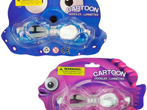Picture of Kole Imports HX149-48 Octopus & Fish Swim Goggles&#44; 48 Piece -Pack of 48