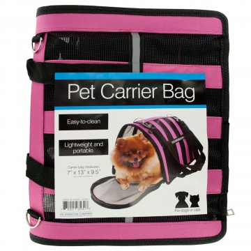 Picture of Kole Imports OL833-4 Vented Pet Carrier Bag with Reflective Stripes&#44; 4 Piece -Pack of 4