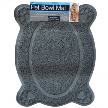 Picture of Kole Imports OL601-18 Four Paw Pet Bowl Mat&#44; 18 Piece -Pack of 18