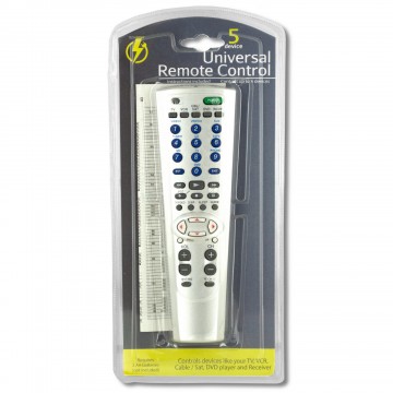 Picture of Bulk Buys OS279-24 5 Device Universal Remote Control - 24 Piece -Pack of 24