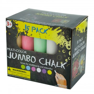 Picture of Bulk Buys GR158-48 Multi Color Jumbo Chalk Set - 48 Piece -Pack of 48