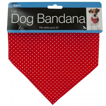 Picture of Bulk Buys DI547-96 Printed Dog Bandana with Snap Closure - 96 Piece -Pack of 96