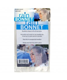 Picture of Bulk Buys GR130-48 Bouffant Style Rain Bonnet - 48 Piece -Pack of 48