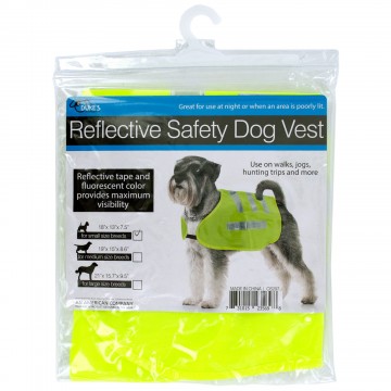 Picture of Bulk Buys OS297-36 Reflective Dog Safety Jacket - 36 Piece -Pack of 36