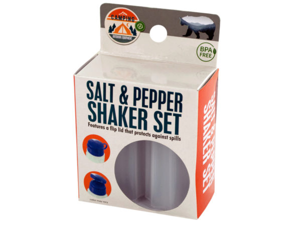 Picture of Bulk Buys GR135-20 Camping Salt & Pepper Shaker Set&#44; Pack of 20