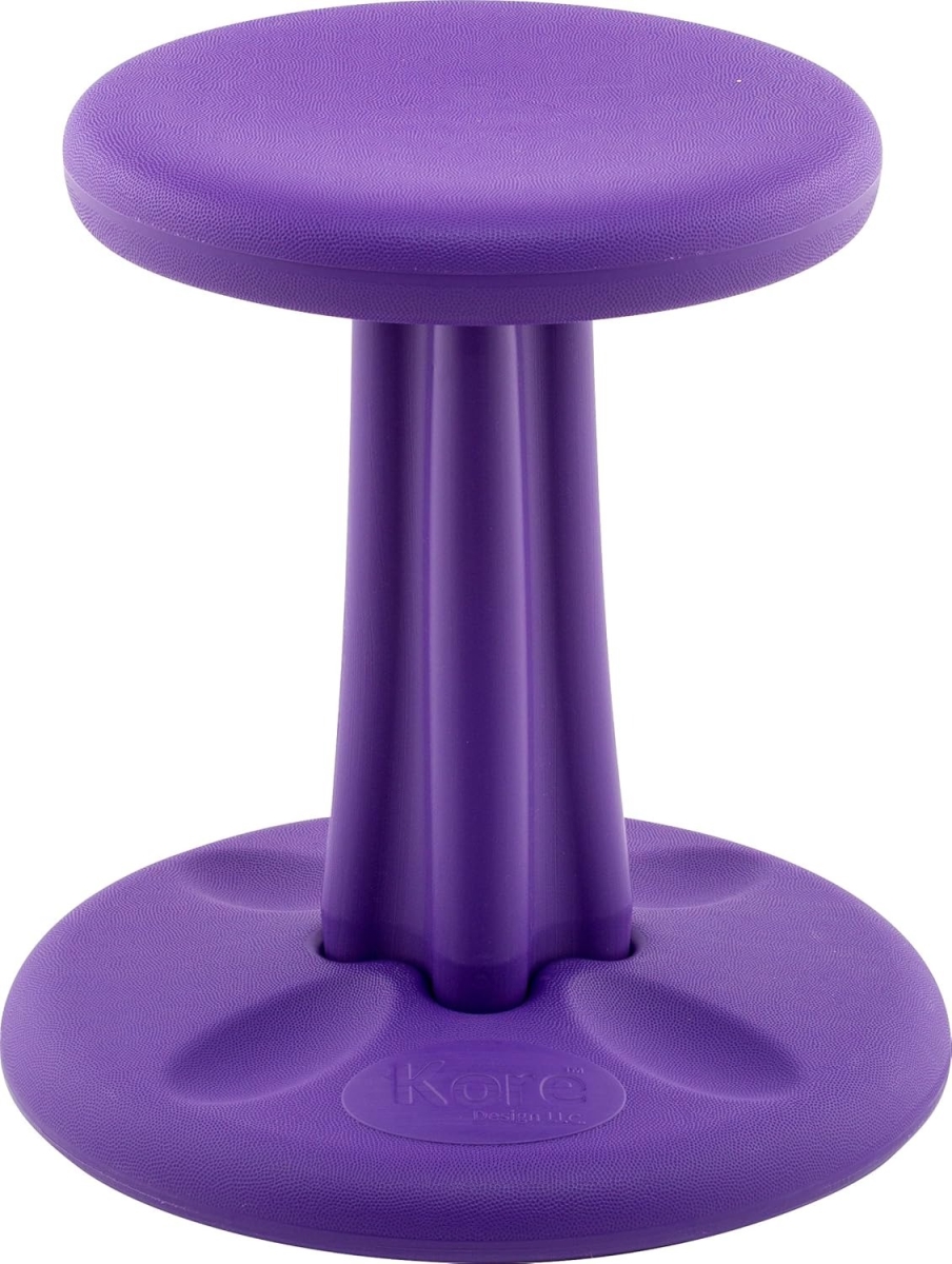 KOR616 16 in. Junior Wobble Chair, Purple