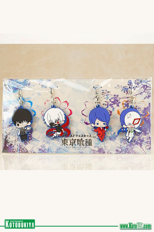 GZ801 Tokyo Ghoul Rubber Charm Set