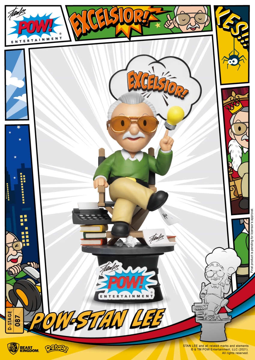 Picture of Beast Kingdom DS-087 Pow-Stan Lee D-Stage Figure