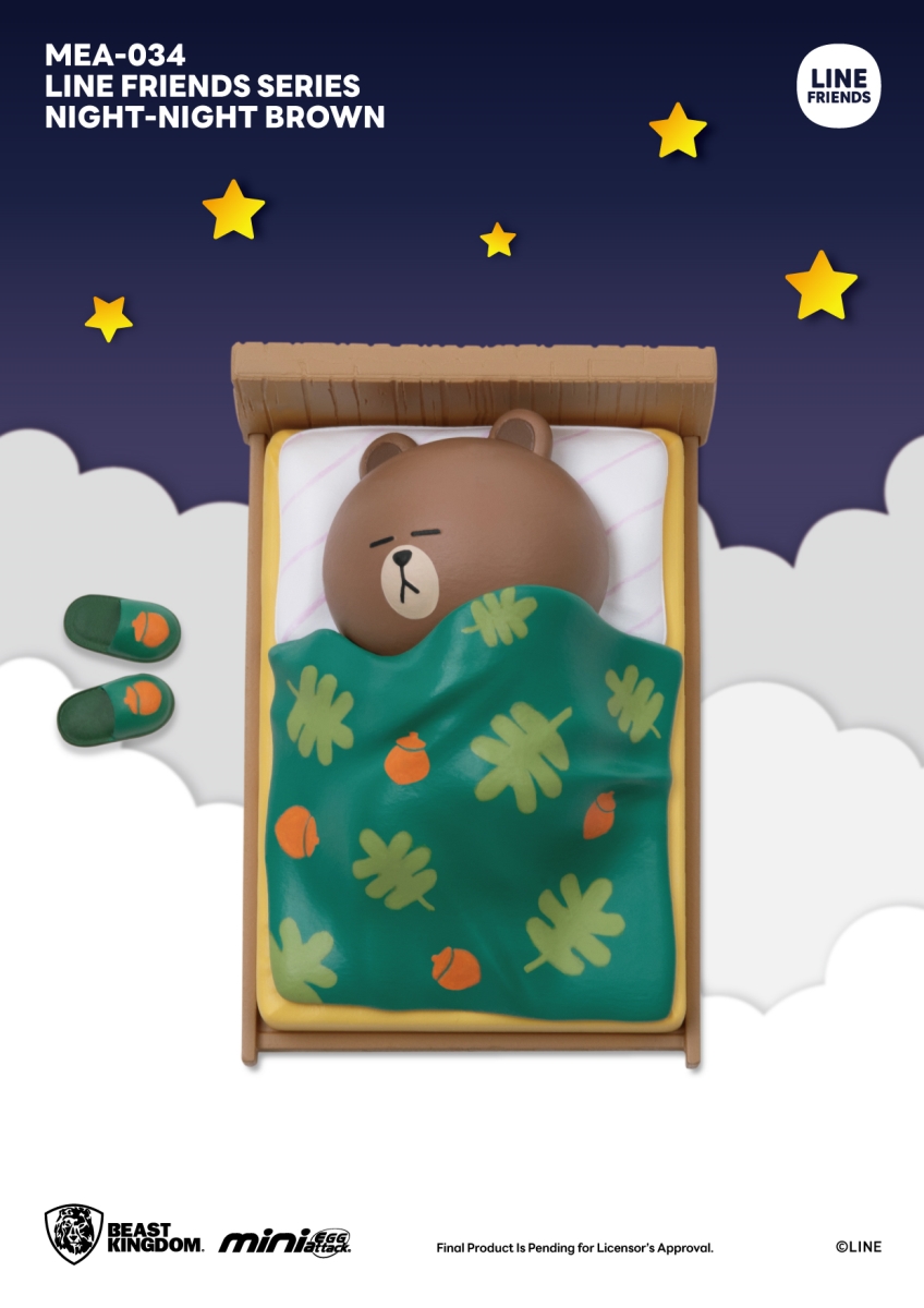 MEA-034 Line Friends Series Night Figure Set