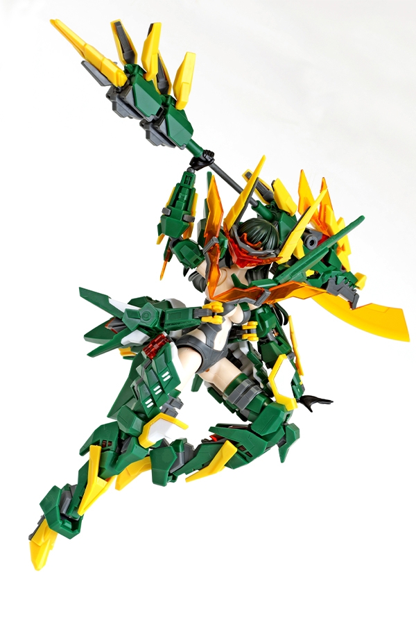 MG-02ST Syokon Ki Guan Yu Raijin Light Armor Japan Version Model Kit, 1-10 Scale