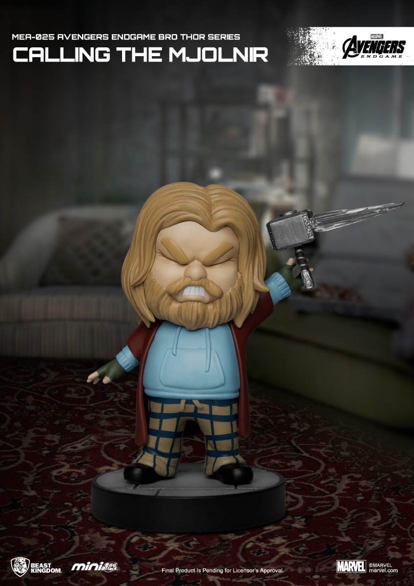 MEA-025-4 Avengers Endgame Bro Thor Series - Calling the Mjolnir Figure