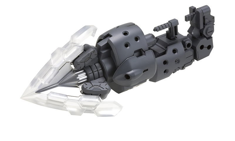 Heavy Weapon Unit 02 Spiral Crusher - Clear - 3 mm - Modeling Support Goods