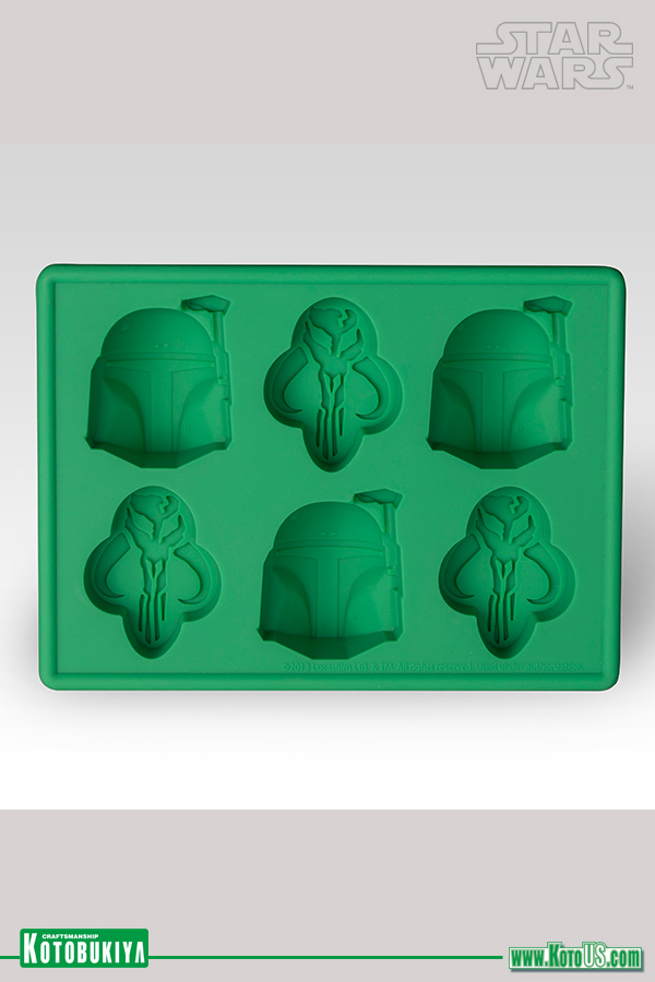 Picture of Kotobukiya GZ362 Star Wars Boba Fett Silicone Ice Tray, Green - 2013 Release