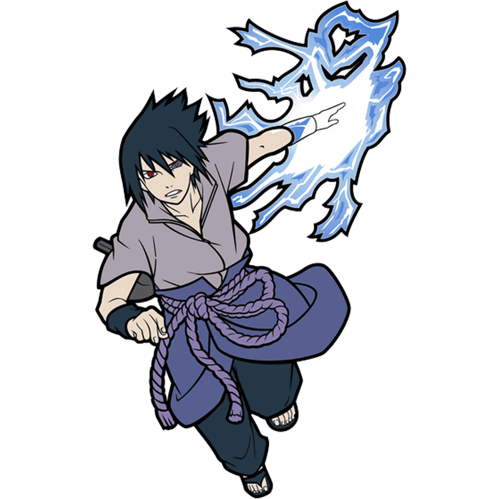 1079 Naruto Shippuden  Sasuke Uchiha - Cast Zinc Alloy