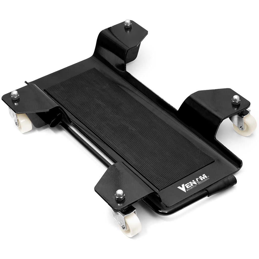 Venom Motorcycle Center Stand Mover Dolley Cruiser Bike Dolly Park and Move Dollie Motorcycle Center Stand Mover Dolly Cruiser Park, Black (SMI3221)