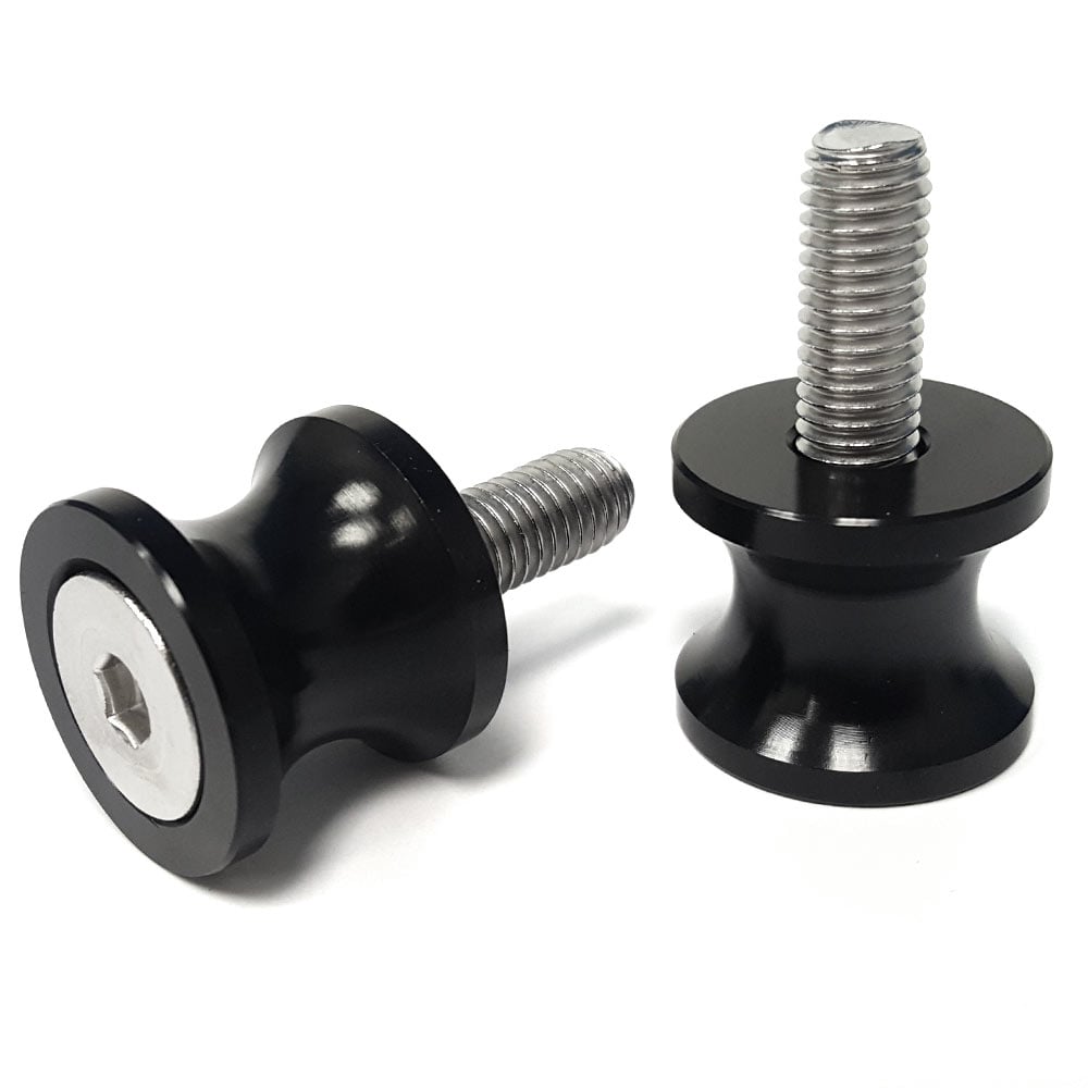 SPL-001 8 mm Low Profile Swingarm Spools - Black -  Krator