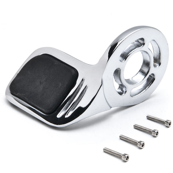 Throttle Control for Cruise Control Assist Cramp Stopper, Chrome with Black Rubber Pad -  Olympian Athlete, OL1592450