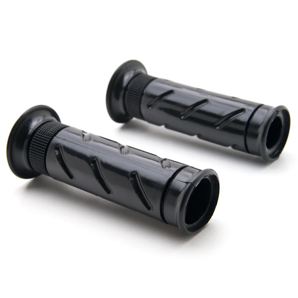 XH4016-WT 0.87 in. Universal OEM Motorcycle Street Bike Hand Grips, Black -  Krator