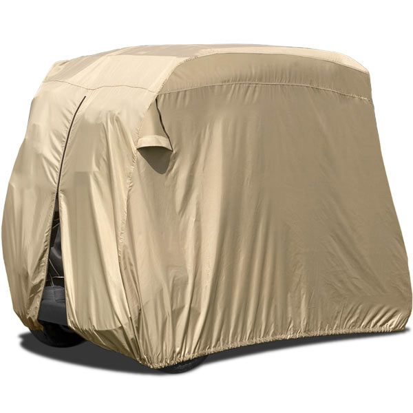 Waterproof Superior Golf Cart Cover for Club Car EZGO Yamaha, Beige -  Strike3, ST1588284