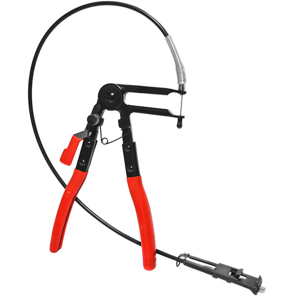 Picture of Biltek NPTC-FHC001-2A 24 in. Long Reach Hose Clamp Pliers with Flexible Wire Shaft Fuel Oil Water Hose Tool
