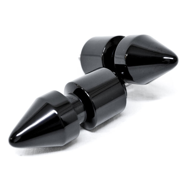 HBD030-6B Yamaha Spike Swingarm Spools Frame Sliders, Black -  Krator