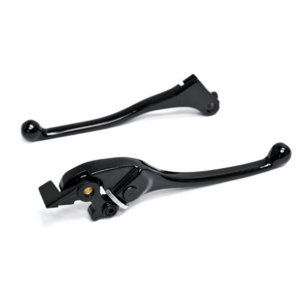 HL007-RE Honda Billet Aluminum Brake & Clutch OEM Stock Style Hand Grips Levers Left & Right Sides, Black -  Krator