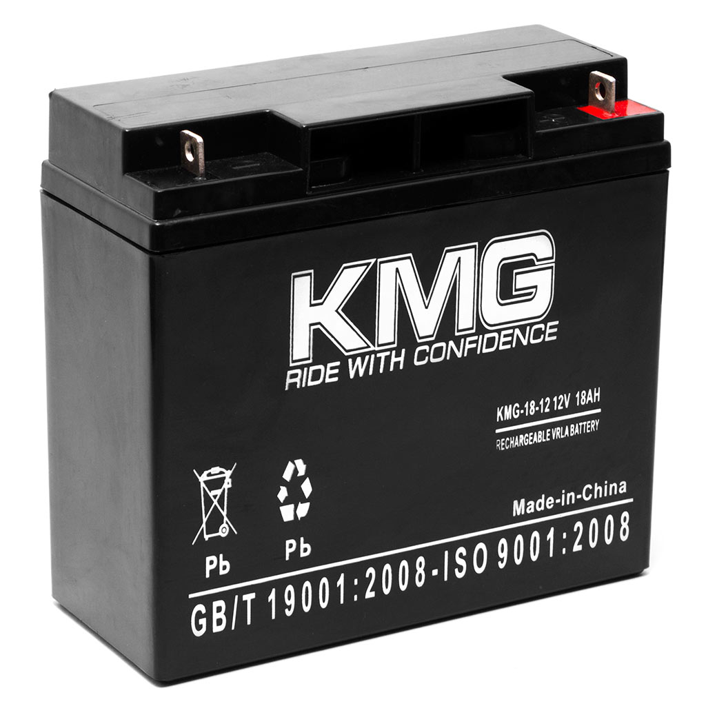 -18-12 12V 18 Ah Nut & Bolt Sealed Lead Acid Battery Replaces Yuasa NP18-12 -  KMG, KMG-18-12