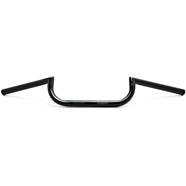 JBM-5008-B 1 in. Motorcycle Handlebar Steel Cafe Racer Clubman Style Bobber Custom, Black -  Krator