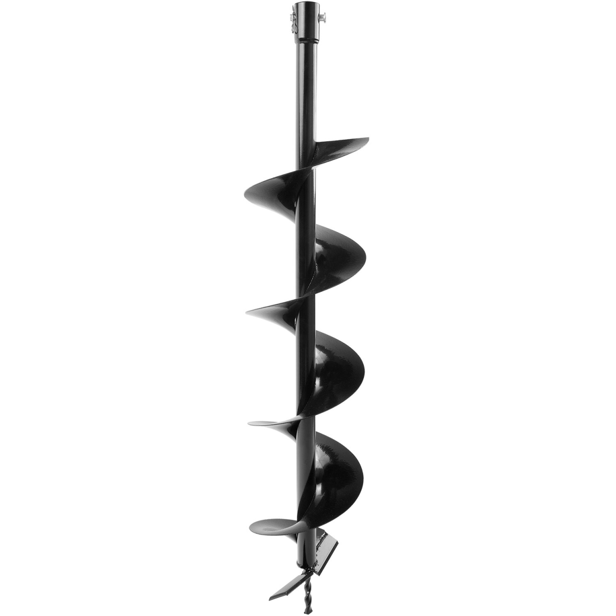 AUG150 6 x 32 in. Auger Post Hole Digger Bits Deep Professional Fence Holes 0.75 in. Shaft, Black -  Kapsco Moto