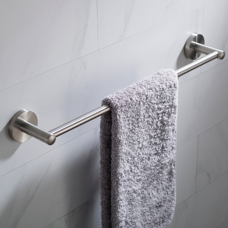 18 in. Elie Bathroom Towel Bar, Brushed Nickel