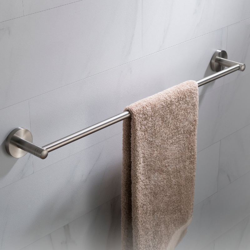 24 in. Elie Bathroom Towel Bar, Brushed Nickel