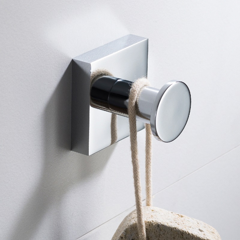 Kraus  Ventus Bathroom Robe & Towel Hook - Chrome