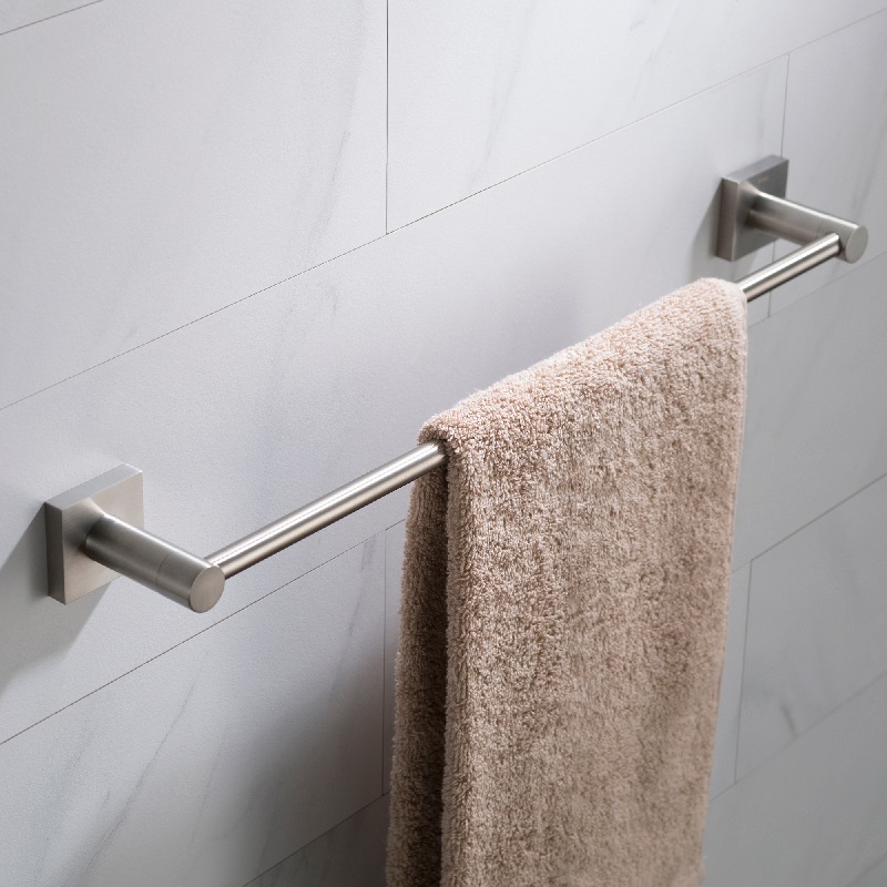 18 in. Ventus Bathroom Towel Bar, Brushed Nickel